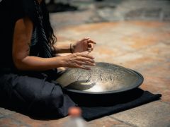 Meditation mit Handpan